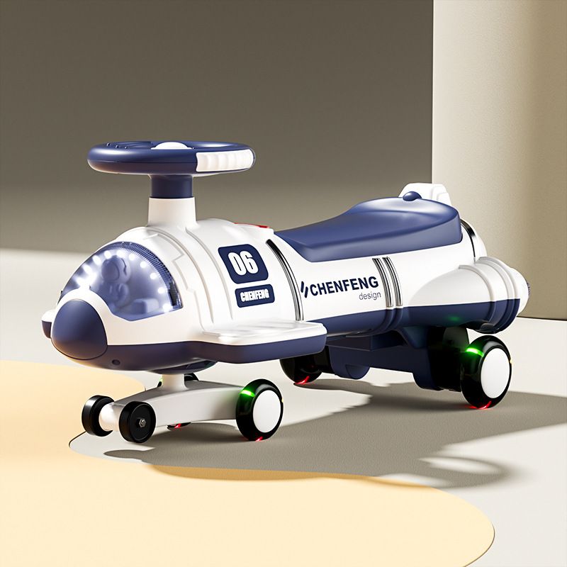 Children's Electric Twist Anti-Tip Universal Wheels Ride-On Adult Rechargeable Boys Girls Baby Scooter Swing Car_voghion.com