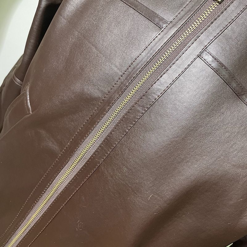 Herrenbekleidung Verdickter schwerer Handwerkspelzmantel für Herren Langarm-Pelzjacke_voghion.com