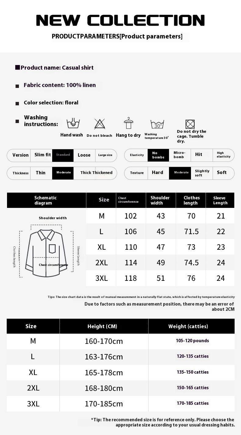 Nuova camicia casual a maniche corte da uomo stampata_voghion.com