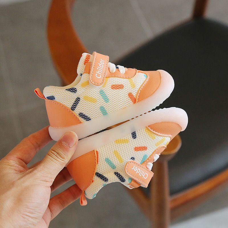 2025 New Baby Spring Autumn, Soft Soled Walking Boys And Girls Aged 1-2, Mesh White Shoes For Men_voghion.com
