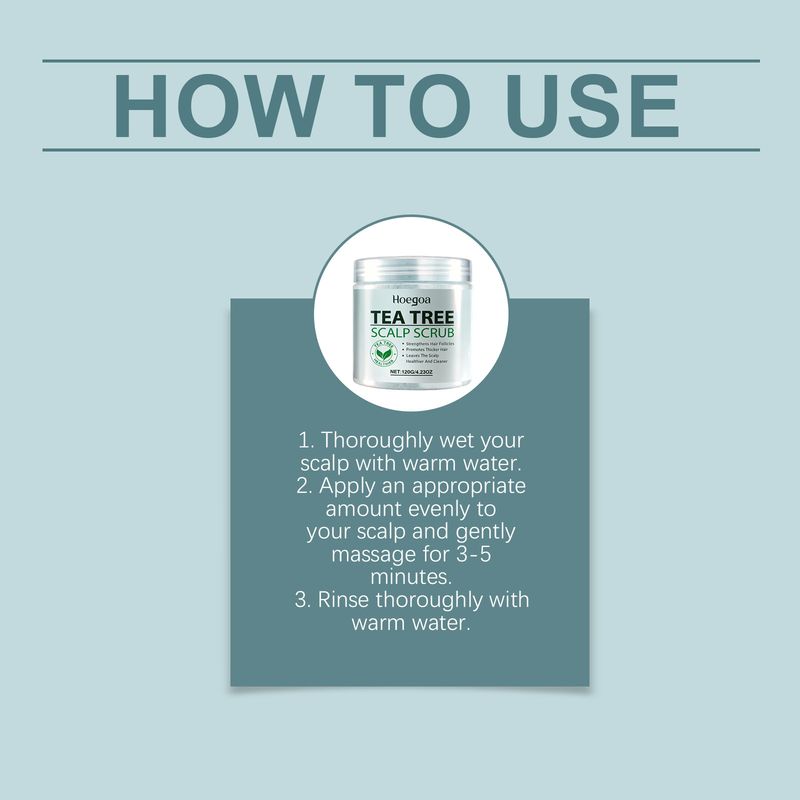 HOEGOA Moisturizing Oil Control Fluffy Hair Refreshing Scalp Scrub Cleansing Cream_voghion.com
