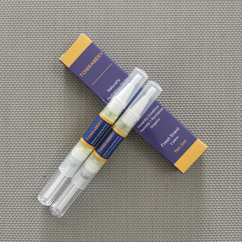 Nail gray herbal nail solution, one stroke bright repair pcs/box biological care solution across_voghion.com