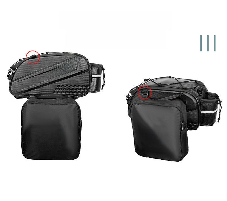 Sac à dos de vélo Sac de siège arrière Sac à dos de vélo de montagne étanche Sac de conduite Sac de porte-bagages Accessoires de vélo Équipement_voghion.com