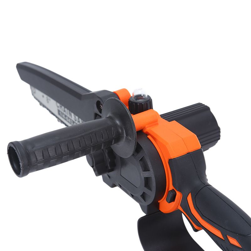 Brushless 8-Inch & 6-Inch Cordless Chainsaw, 21V Lithium-Ion Battery, Lightweight One-Handed Electric Chainsaw For Wood Cutting, Tree Pruning_voghion.com