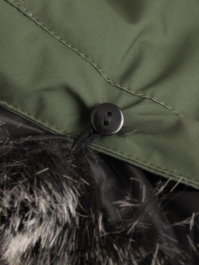 NOKOMETA Winterjacke für Herren aus hochwertiger Baumwolle, locker geschnitten, lange Jacke mit abnehmbarer Mütze_voghion.com