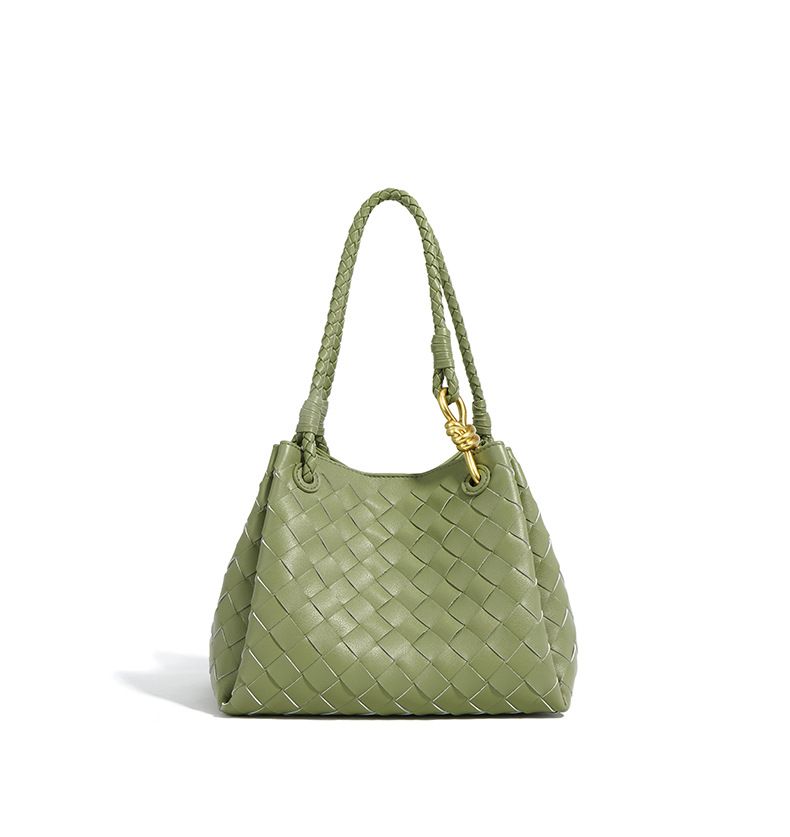 Borsa a secchiello in vera pelle di vacchetta con strato superiore in pelle 2025, borsa da donna in stile cestino di verdure vecchio stile_voghion.com