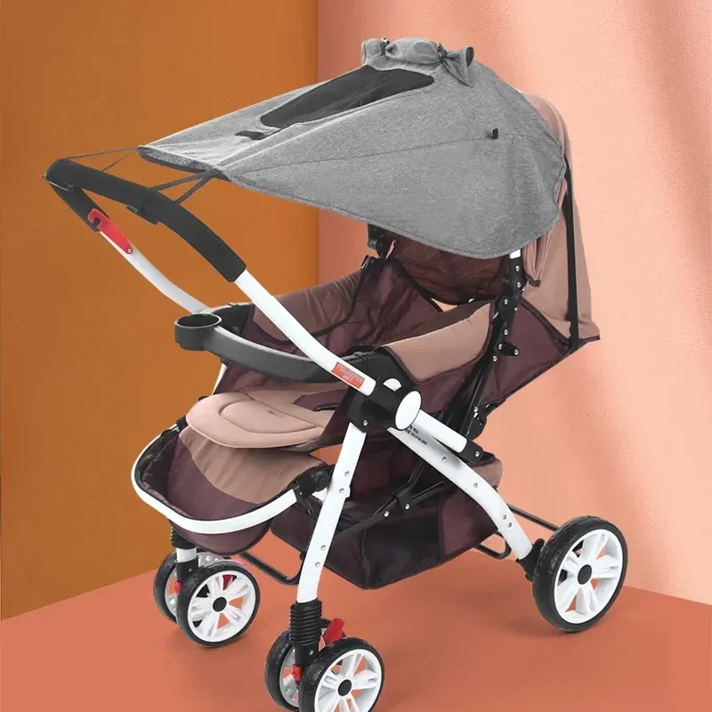Accesorios universales para cochecito de bebé, parasol con protección UV, parasol para cochecito, parasol para asiento de coche para bebés_voghion.com