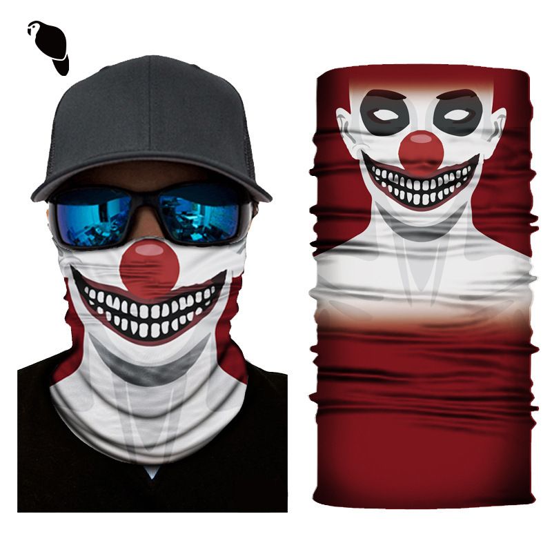 LazyZoom Xunhui Funny Pattern Series Multifunctional Magic Headscarf Windproof Sunscreen Outdoor Cycling Seamless Mask_voghion.com