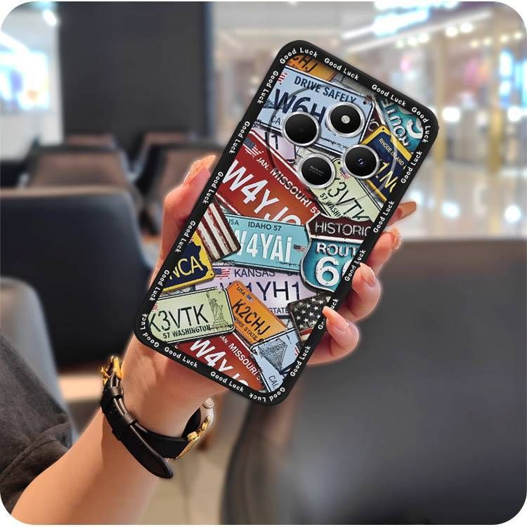 TechGlobe compatibile con Redmi 14C 4G/14R 5G/A3 Pro 4G/POCO C75 Custodia antipolvere con protezione completa dei bordi per le donne_voghion.com