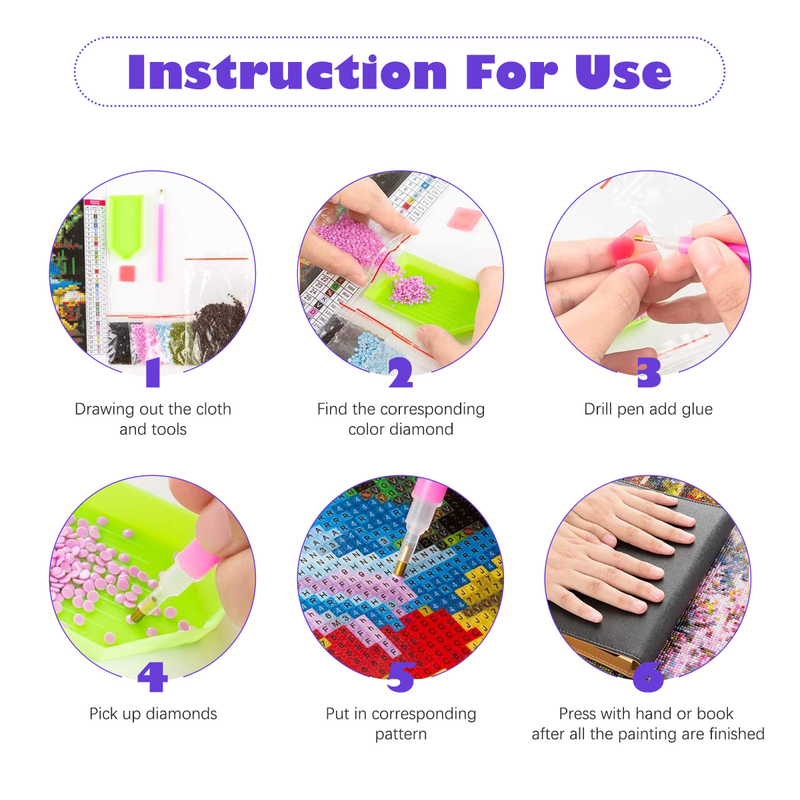 PhotoCustom 5d Diy Dimanta glezna Krāsains Vilks Dzīvnieks Dimanta Izšūšana Mozaīka Vaļasprieki un amatniecība Mājas dekors_voghion.com