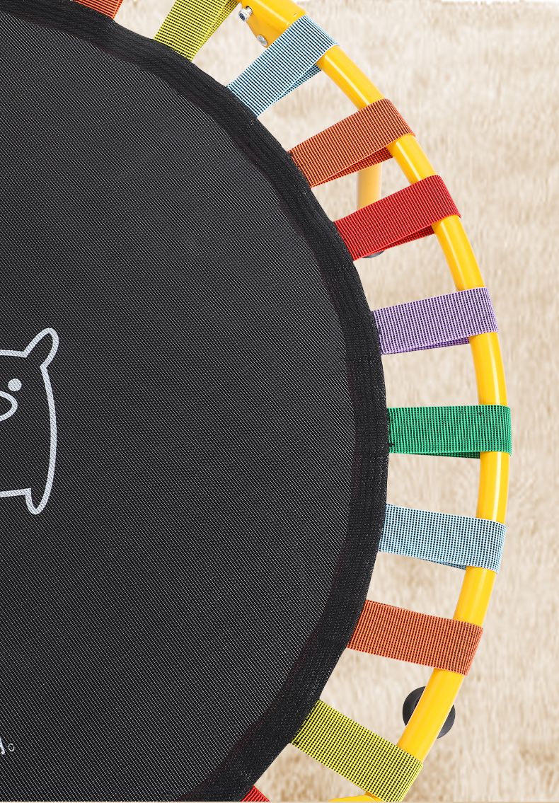 Uso doméstico, silencioso para crianças pequenas em ambientes internos, cama elástica familiar, cama elástica empilhável para adultos e crianças_voghion.com