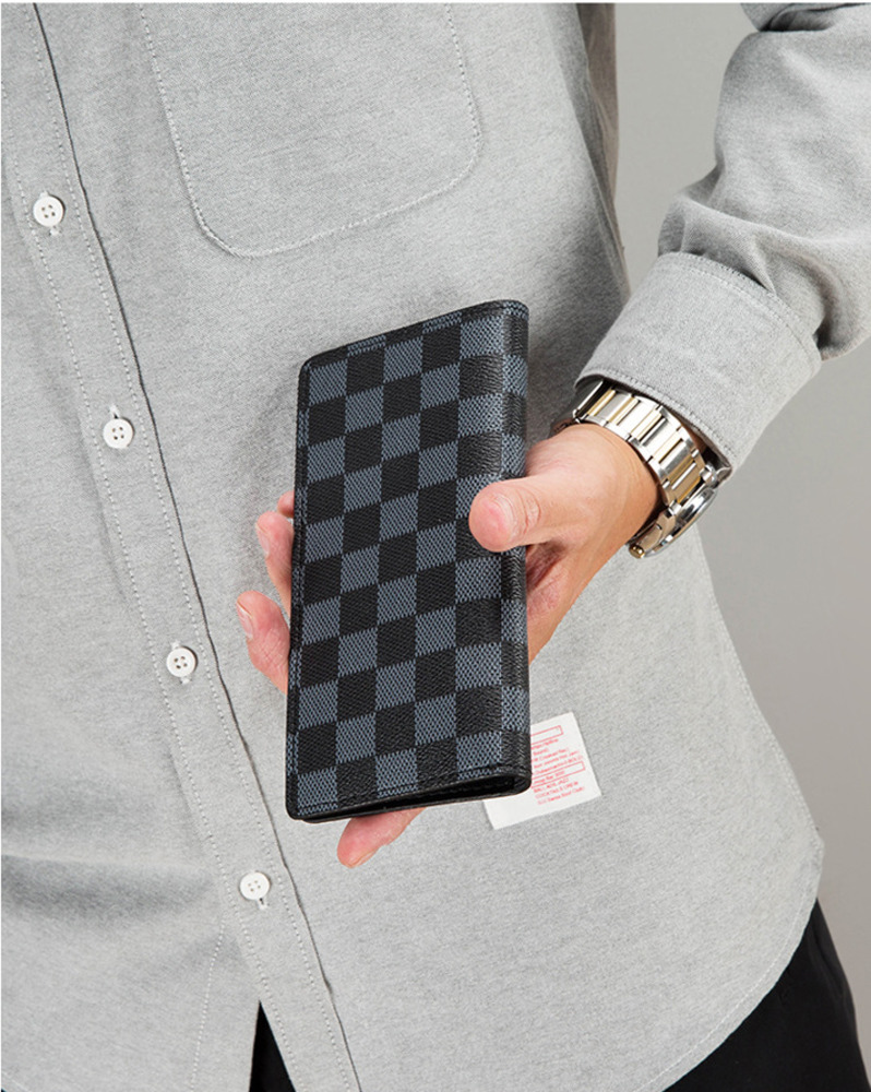 Wallet Men's Long 2024 New Wallet Casual Soft Wallet Fashionable Student Ticket Holder_voghion.com