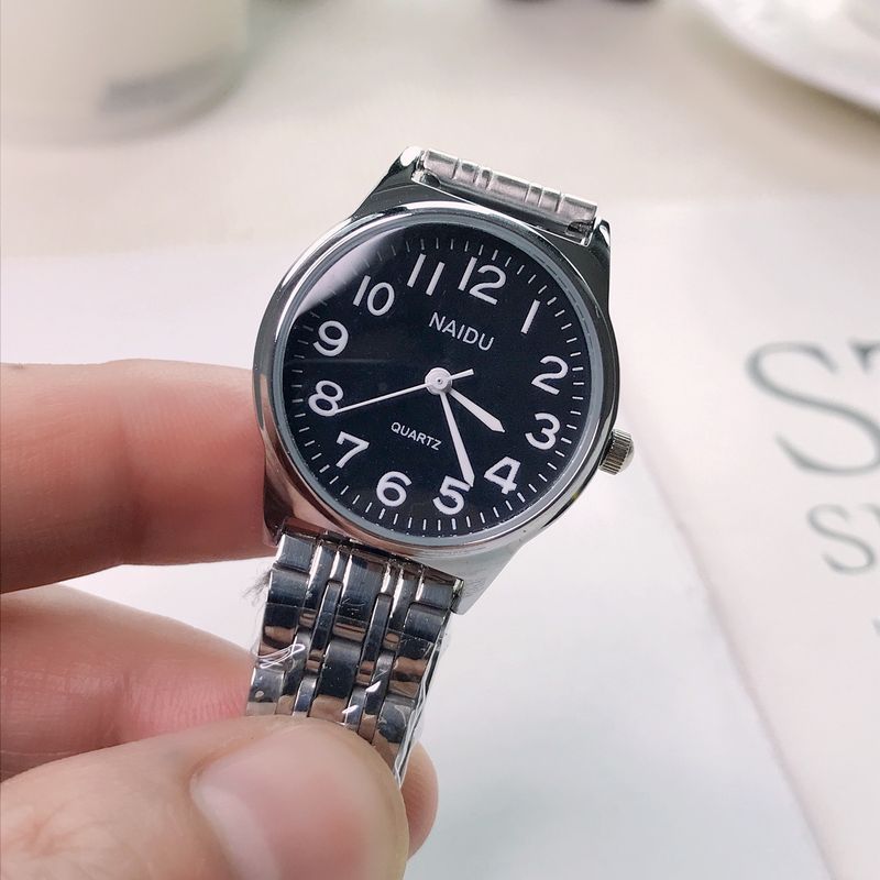 Orologio da donna silenzioso per esame con scala digitale al quarzo, cinturino in acciaio, piccolo, per il tempo libero_voghion.com