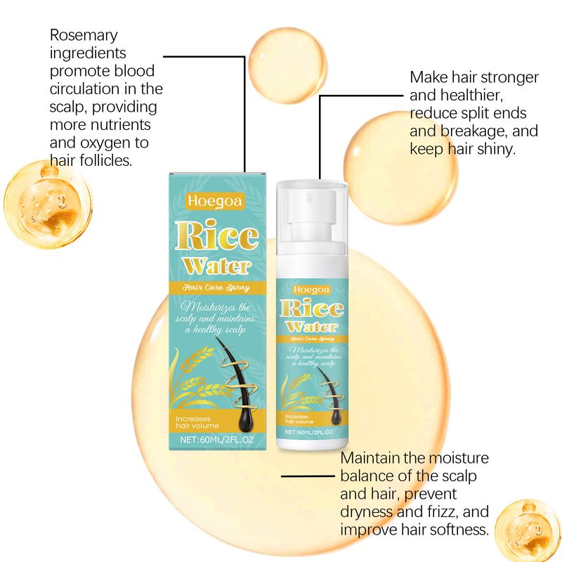 Hoegoa Gentle Nourishing Scalp Smooth Daily Refreshing Convenient Hair Care Spray_voghion.com