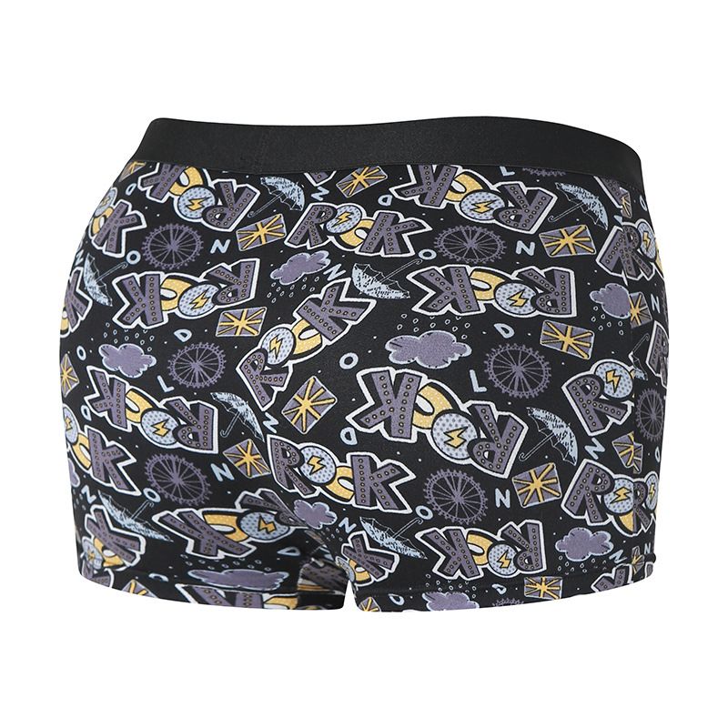 Plus Men's Underwear Large Size Comfortable Loose Sports Briefs Youth Boxer Shorts_voghion.com