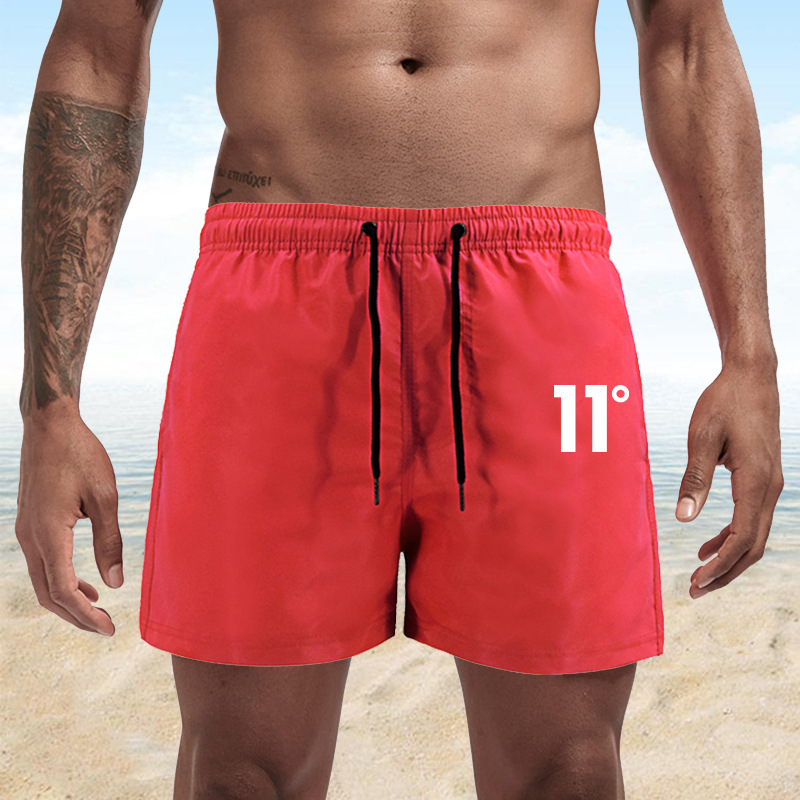 New men's thin loose men's five part Beachwear summer casual sports shorts_voghion.com