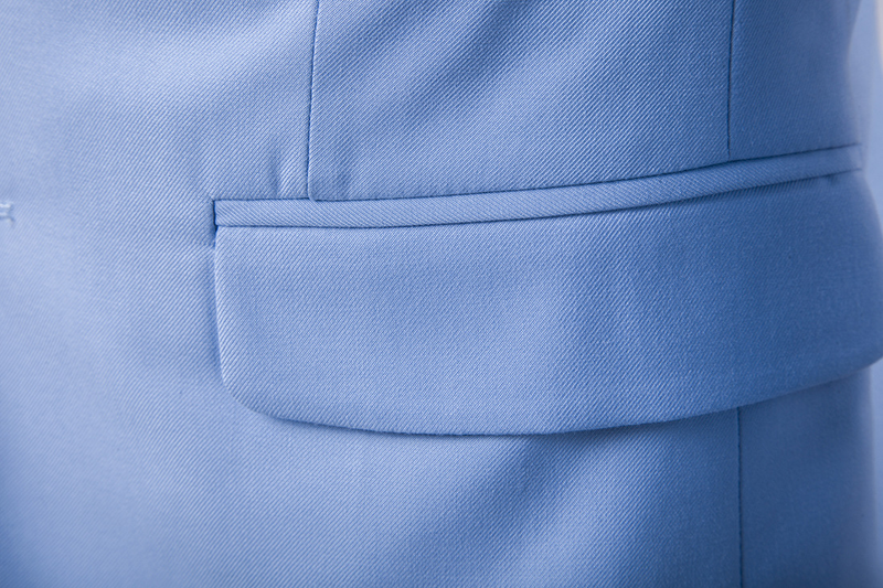 Business casual suit three-piece groomsman wedding one-button suit S-6XL_voghion.com