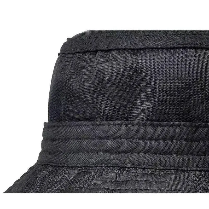 Novedades 2024 Nuevo gorro de pescador para hombre, de doble cara, color negro, con camuflaje, para senderismo, escalada, hip hop, de algodón, para pesca_voghion.com