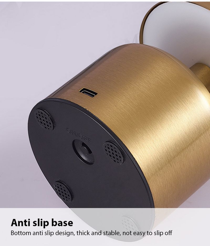 Lampade da tavolo a LED, ricaricabili tramite USB, con dimmer touch, luce notturna a 3 colori, senza fili, per camera da letto, comodino, luce decorativa_voghion.com