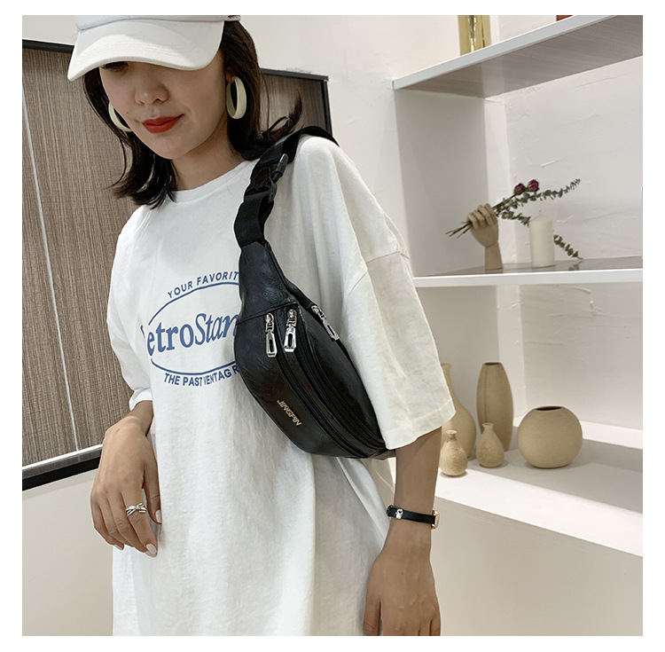 Marsupio da uomo Borsa a tracolla diagonale casual coreana Borsa a tracolla singola multifunzionale per sport all'aria aperta Borsa a tracolla impermeabile in PU Borsa per cellulare_voghion.com