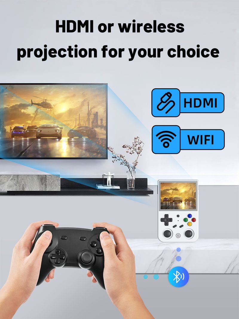 ANBERNIC RG353V/VS Game PS Mini Vertical Arcade FC Sega Game God Of War Handheld Console_voghion.com