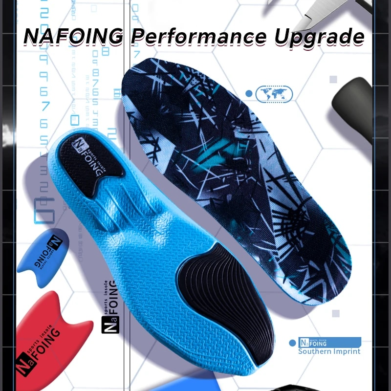 NAFOING Orthopedic Flat Foot Feet Arch Support Plantar Fasciitis Medical EVA Insoles Shoes For Men/Women_voghion.com
