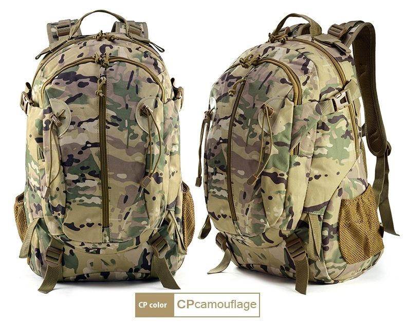 Mochila militar para viajes de ocio para hombre, mochila táctica de camuflaje de gran capacidad para senderismo y montañismo al aire libre_voghion.com
