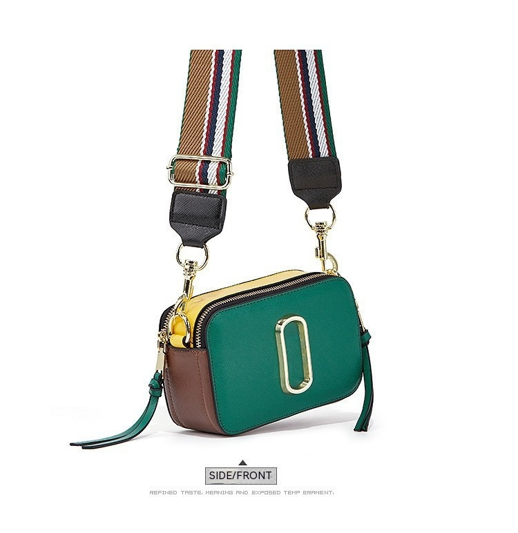 Shoulder Bag 2023 New Niche Design, High-end, Fashionable, Wide Shoulder Strap, Versatile Cross-body Camera Bag_voghion.com