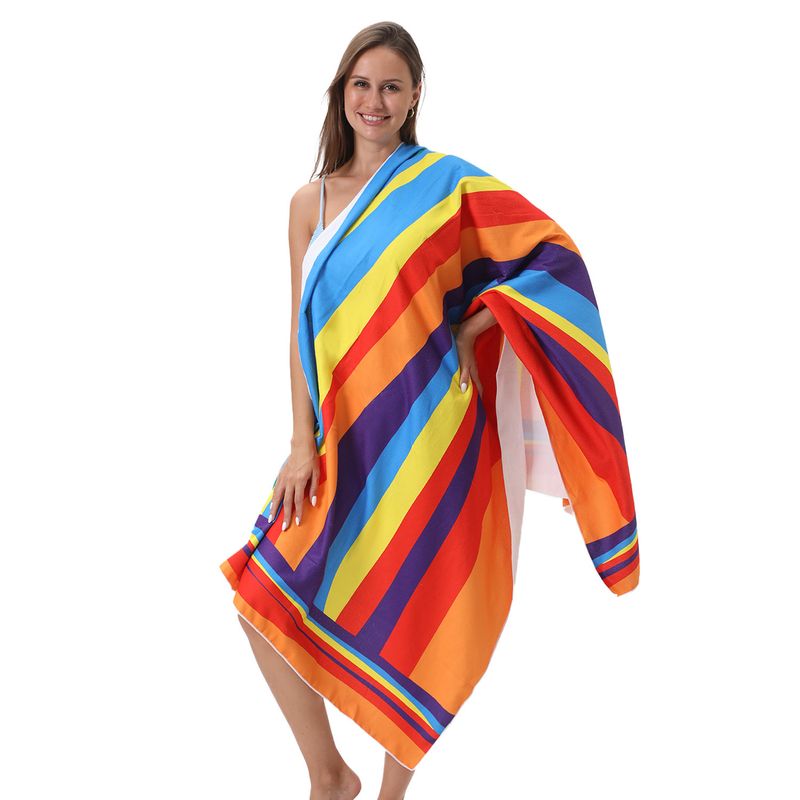 Asciugamano da spiaggia in microfibra anti-sabbia, sottile, ad asciugatura rapida, super assorbente, leggero, per viaggi, sport, piscina, nuoto, bagno, campeggio, yoga_voghion.com