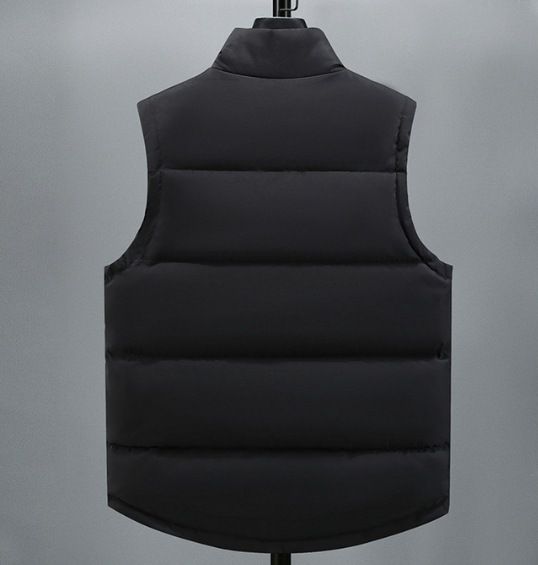 Gilet di cotone imbottito Y2K, modello piccolo e semplice, marchio di moda maschile, gilet transfrontaliero_voghion.com
