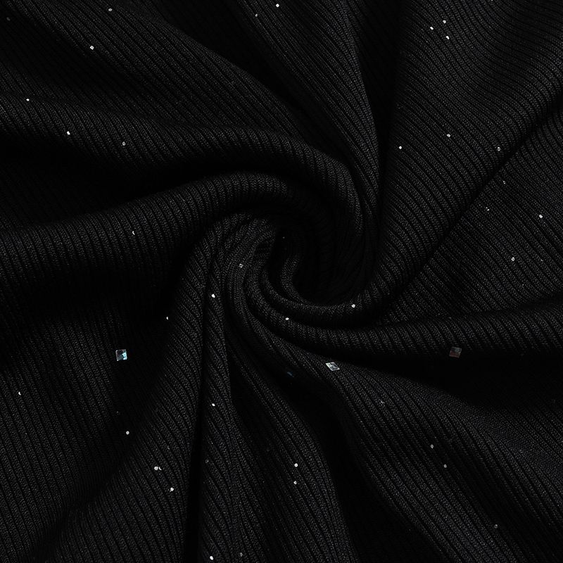 Sexy rückenfreies, figurbetontes Kleid mit Strassträgern – ärmelloses, langes Sommerkleid mit Schlitz für Frauen, dehnbare Clubwear aus Strick, elegant und lässig_voghion.com
