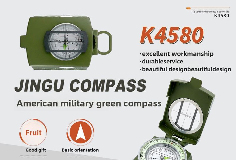 Source Manufacturer American Outdoor Multifunctional Compass High Precision Professional Camping Luminous North Needle_voghion.com