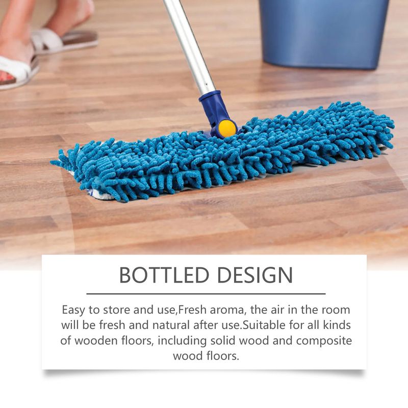 Decontamination Floor Cleaner, Wood Floor Multi-effect Decontamination, Descaling And Polishing Brighten Orange Fragrance Foam_voghion.com