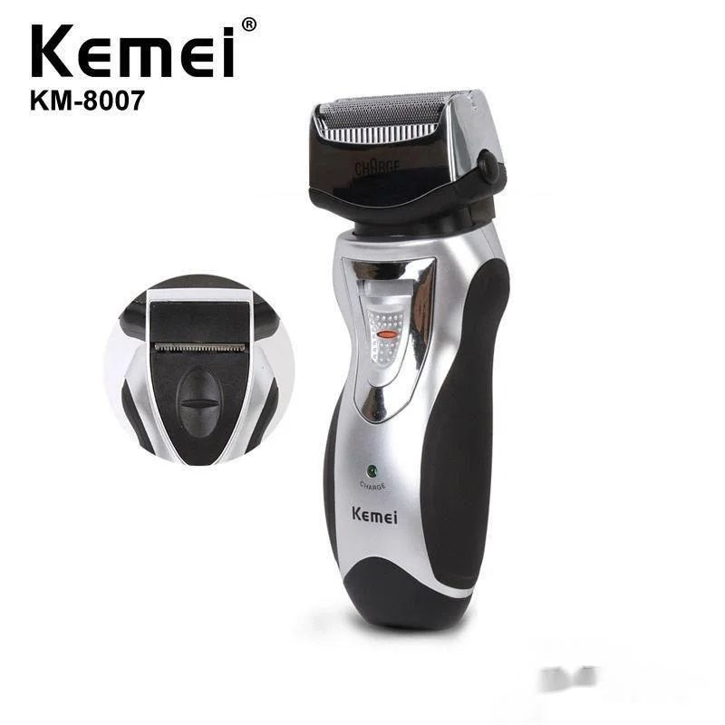 Komei KM-8007, schwimmender Doppelnetz-Hochleistungs-Elektrorasierer ohne Anhaften_voghion.com