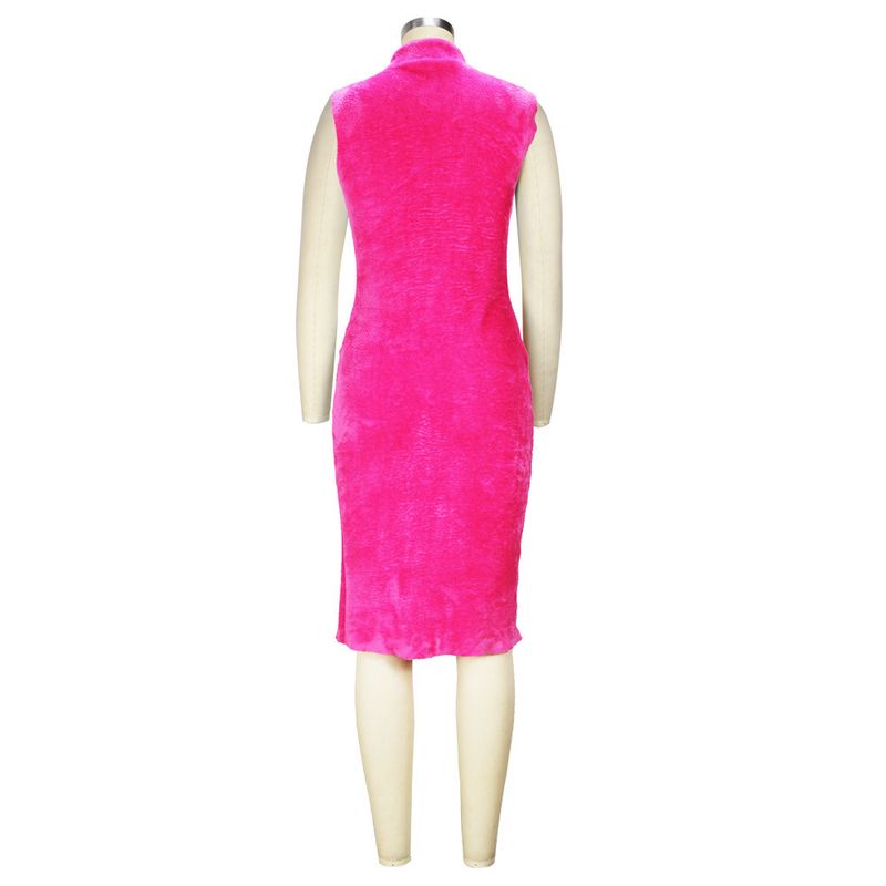 Abbigliamento donna temperamento abito e cappotto due pezzi moda transfrontaliera ampio lungo cardigan velluto completo_voghion.com