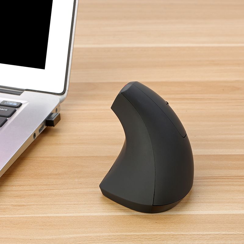 Farfi Ergonomik Dikey Şarj Edilebilir 2.4GHz 2400DPI PC Dizüstü USB Kablosuz Oyun Faresi_voghion.com