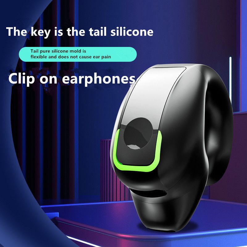 Nouveaux écouteurs Bluetooth GD28 à clipser sans conception, écouteurs de sport d'affaires à oreille unique suspendue_voghion.com