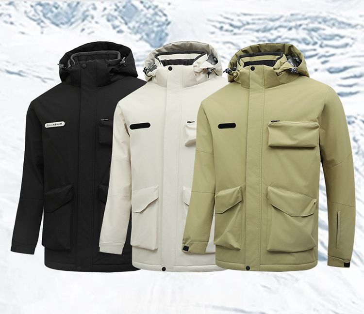 Workwear Suit Set Winter Snowboard And Waterproof Windproof Skiing Mountaineering Thermal Bib Ski Pants Unisex_voghion.com