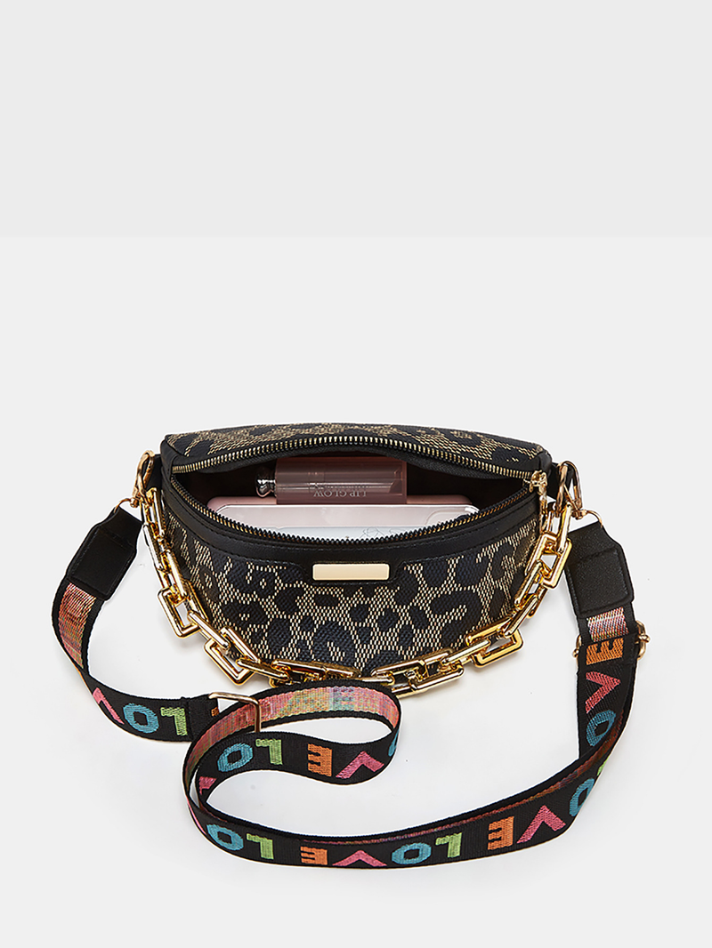 Europäesch an amerikanesch Hot Selling Nei Moud a Casual Villsäiteg Einfach Crossbody Broschtbeutel Damen Leopardmuster Schëllerbeutel Handybeutel_voghion.com