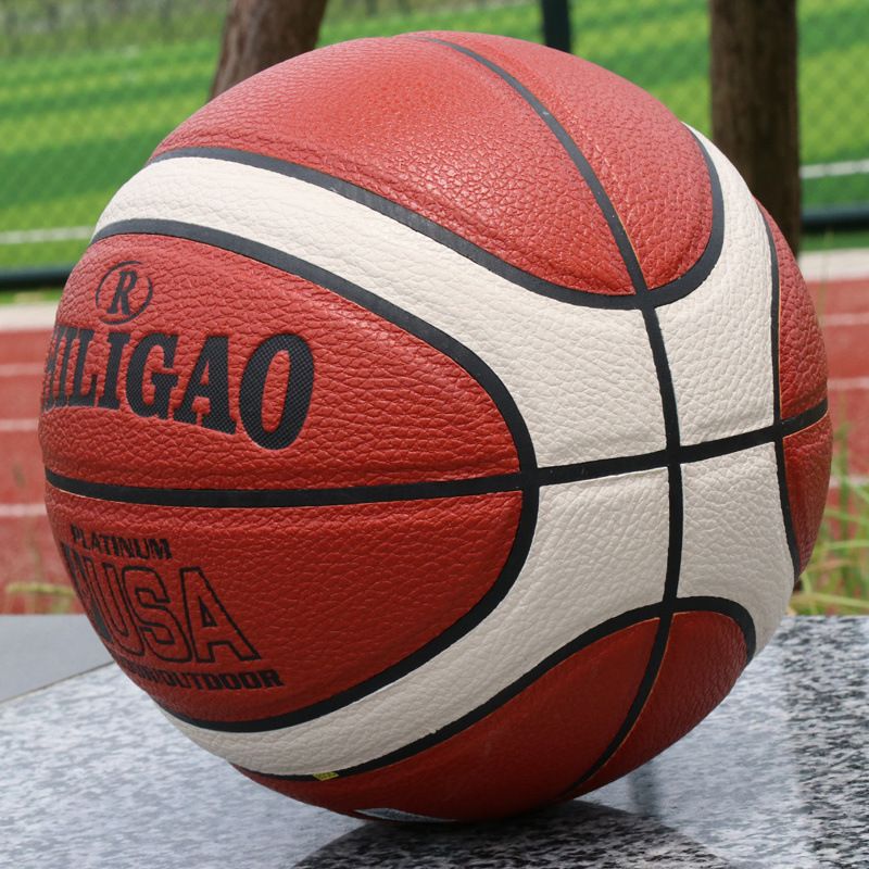 Basketball Echtes Rindsledergefühl Drinnen und Draußen Verschleißfest Nr. 7 Wettkampfball für Erwachsene 6 Studentinnen 5 Kinder_voghion.com