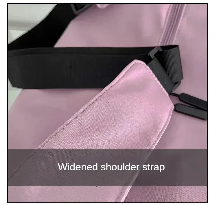 Sporttasche mit großem Fassungsvermögen, tragbar, mit Nass- und Trockentrennung, verstellbarem Schultergurt, Schwimm- und Fitnessrucksack_voghion.com