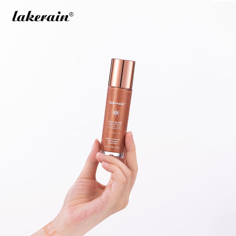 Body Glow Shimmer Halo Glow Liquid Filter - Erzielen Sie ein natürlich glänzendes Finish mit diesem leichten, mischbaren und seidig glatten Cream Face Illuminator M_voghion.com