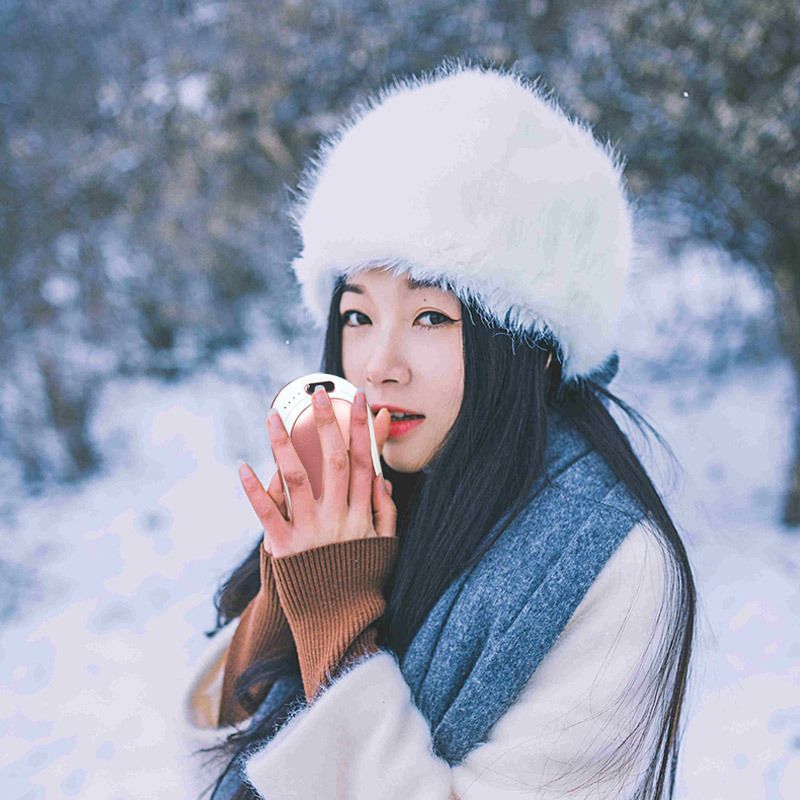 Factory Direct Sale Temperature Display USB Power Bank Portable Charger Massage LED Flashlight Hand Warmer No Lagging_voghion.com