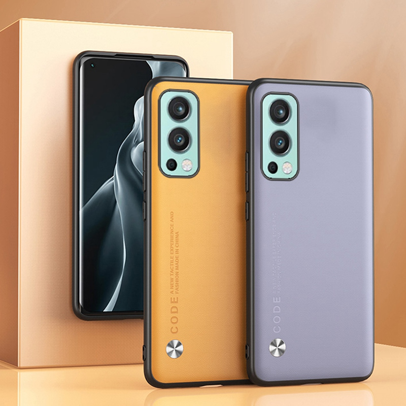 Luxury Leather Phone Case For OnePlus Nord 2 N20 5G Nord2 Cover Matte Silicone Case For One Plus OnePlus Nord N200 N100 _voghion.com