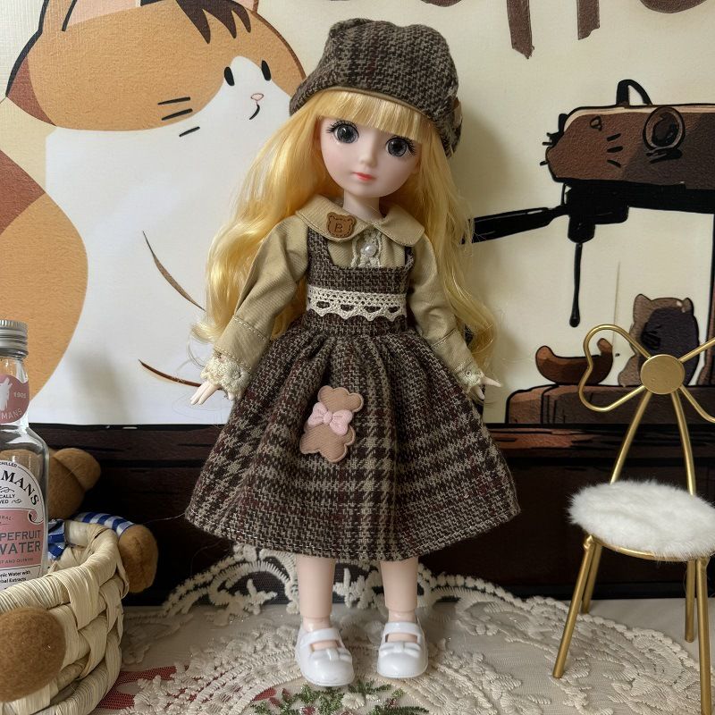Muñeca articulada BJD de 30 cm y 6 puntas, juguete de simulación de celebridad de Internet, regalo_voghion.com