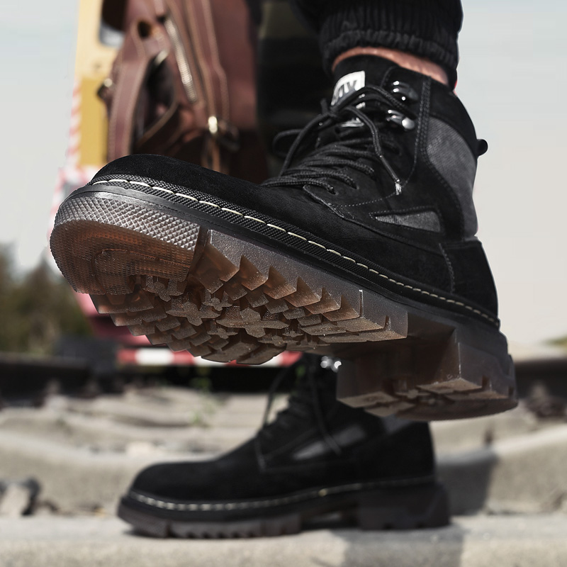 Lässige Martin-Stiefel, Schuhe für Herren, Leder, lässige Martin-Stiefel, leichte Herren-Turnschuhe, Lauf- und Wanderschuhe
_voghion.com