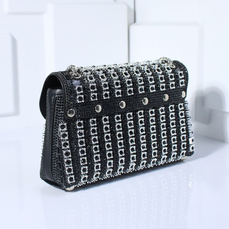 Kuulsuste mood Crossbody õhtusöögikott Teemantidega kaetud käekott Õrn Senior Sense Square naiste käekott_voghion.com