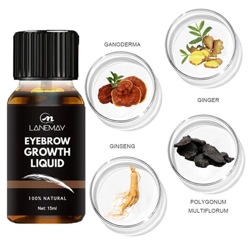 Αιθέριο Έλαιο για Ανάπτυξη Φρυδιών Καλλυντικά Φρύδια Προϊόντα Ενίσχυσης Ανόρθωσης Βλεφαρίδων Λάδι Μαλλιών για Μακρύτερα, Πιο Χοντρά, Πιο Γεμάτα, Γρήγορης Αναγέννησης_voghion.com