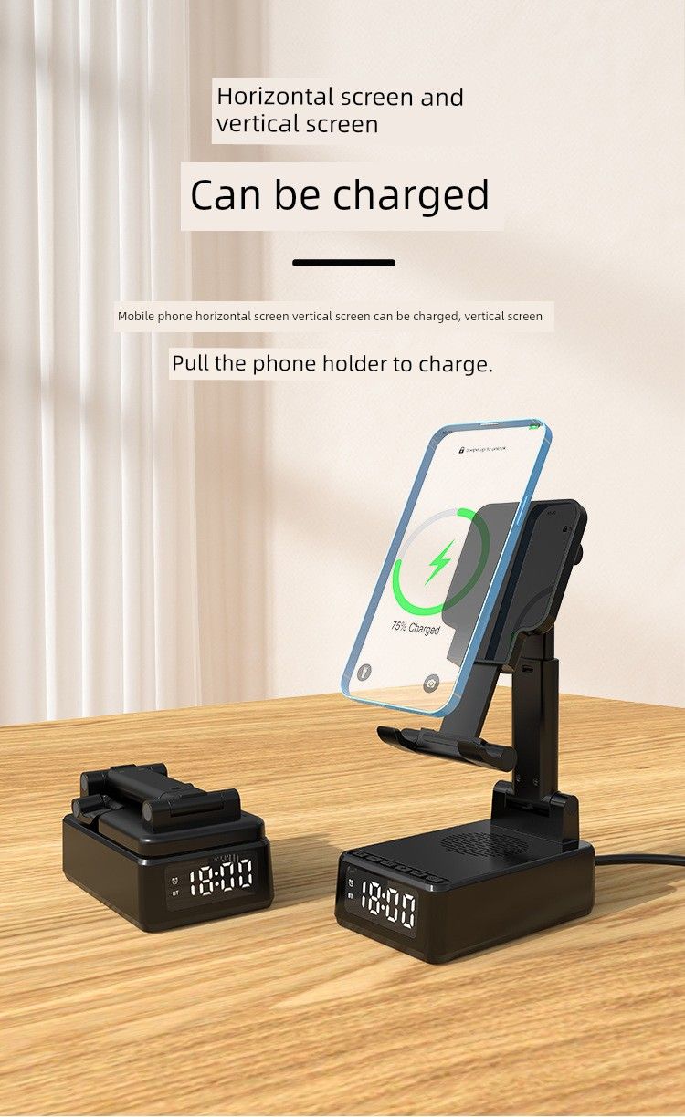 German Import Mobile Phone Bracket Bluetooth Power Bank Three-in-One 2024 New Arrival Multi-Functional Desktop_voghion.com