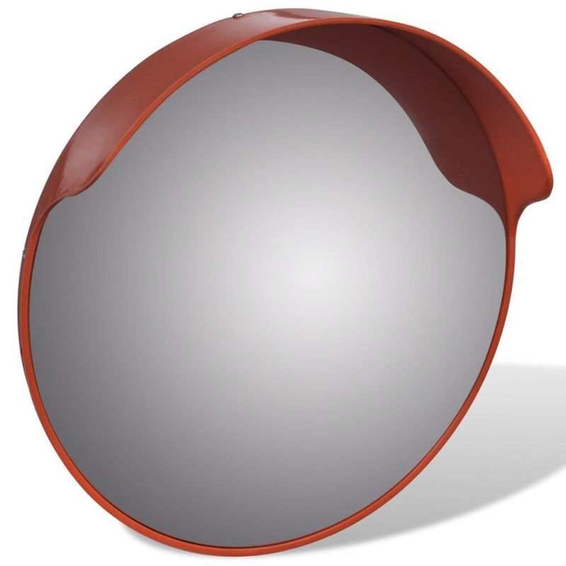 Specchio convesso PC 18 in plastica arancione per esterni_voghion.com